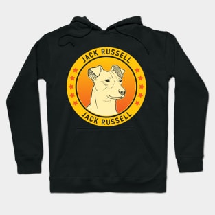 Jack Russell Dog Portrait Hoodie